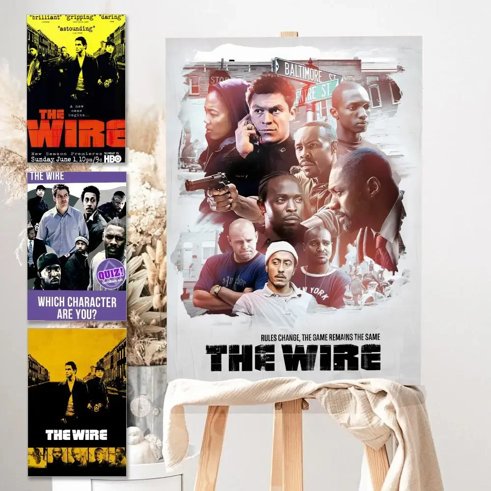 The Wire Baltimore Crime Drama Masterpiece Painting Calligraphy 1200DPI painting Living room wall art Nordic Unframed