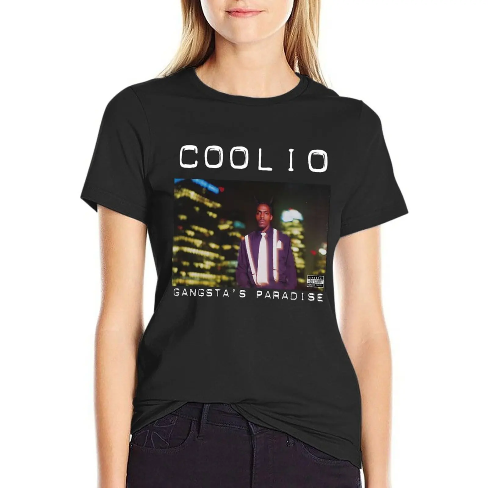 

Coolio Gangsta's Paradise T-Shirt kawaii clothes quick-drying T-shirt Women