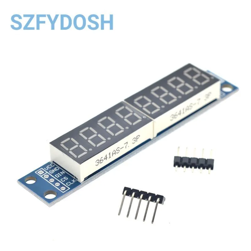  8 digit LED display module MAX7219 LED display support cascaded 8-bit serial 3 IO port control