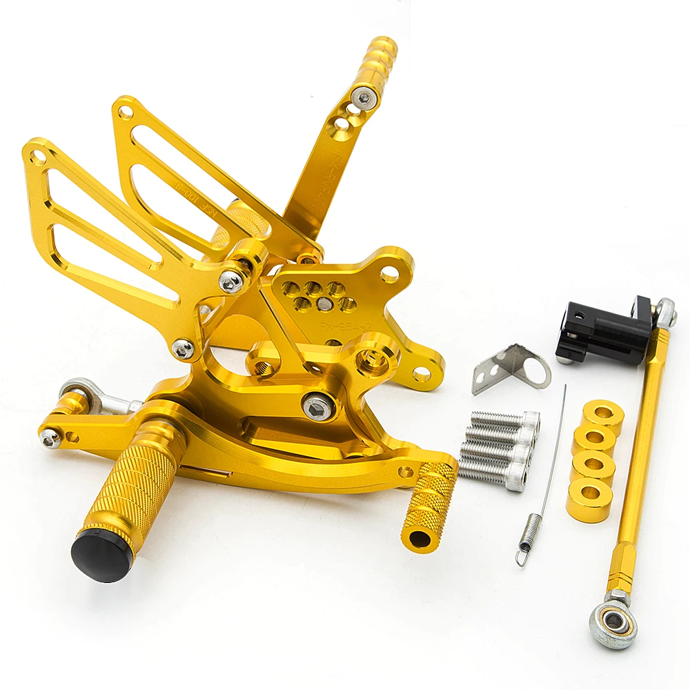 Motorcycle Rearset Footrest For Honda CBR954RR CBR929RR 2000-2003 Footpeg CNC Aluminum Pedal Foot Peg Rear Set