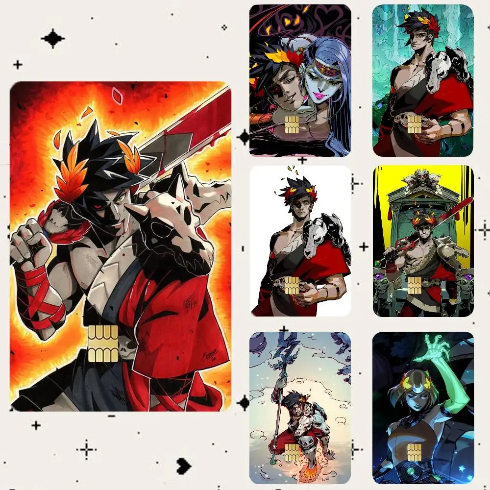 

Game Hades HD Waterproof Card Skins Protective Stickers for Credit Bank Game Cards