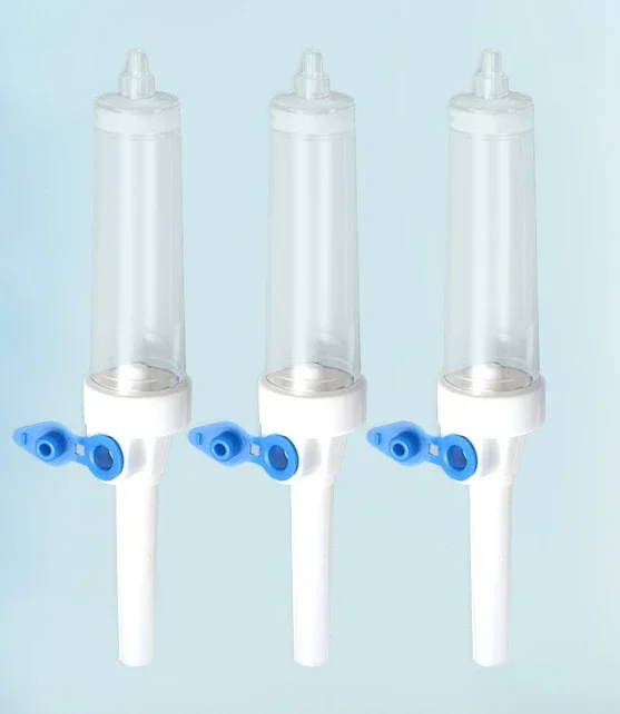 

Factory supply B braun intrafix Input liquid set parts air-stop safe dual drip chamber