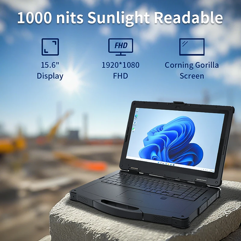 15.6inch Fully Ruggedized Toughbook Notebook Dustproof Waterproof Industrial Laptop With FHD  Processor New Condition