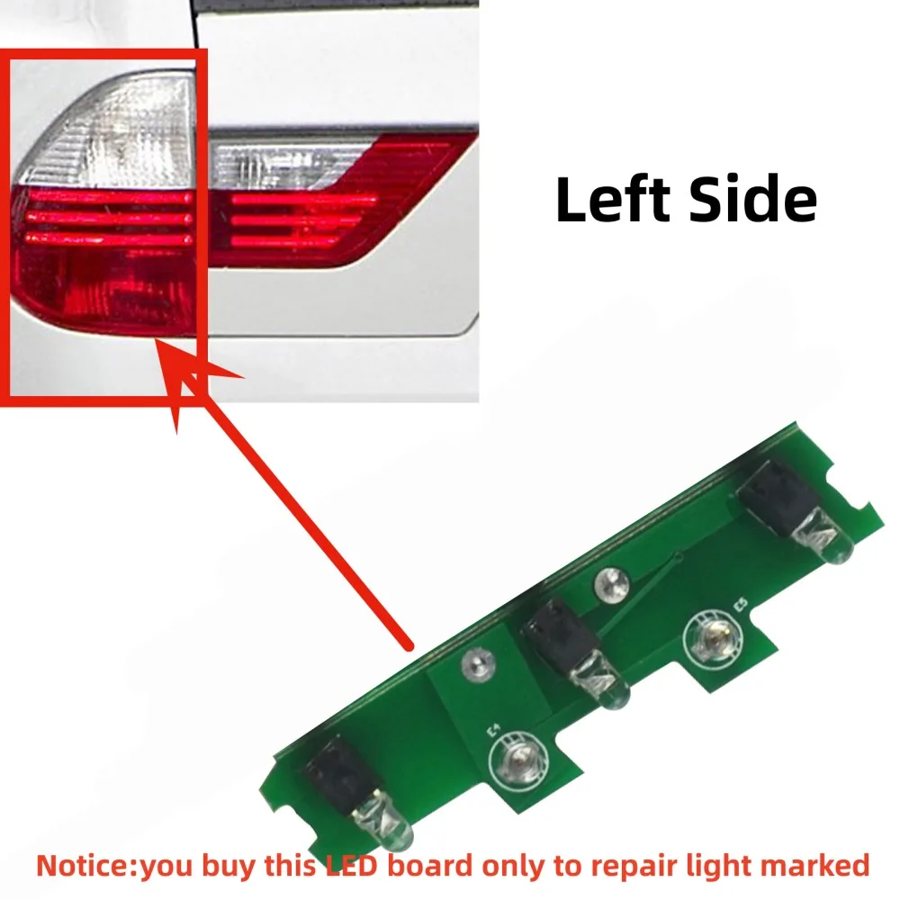 New For BMW X3 E83 LCI 2006-2010 Tail Light Repair Chip Boards 7162209 7162210 7162213 7162214 Inner Outer Rear Lamp Chips Bulb