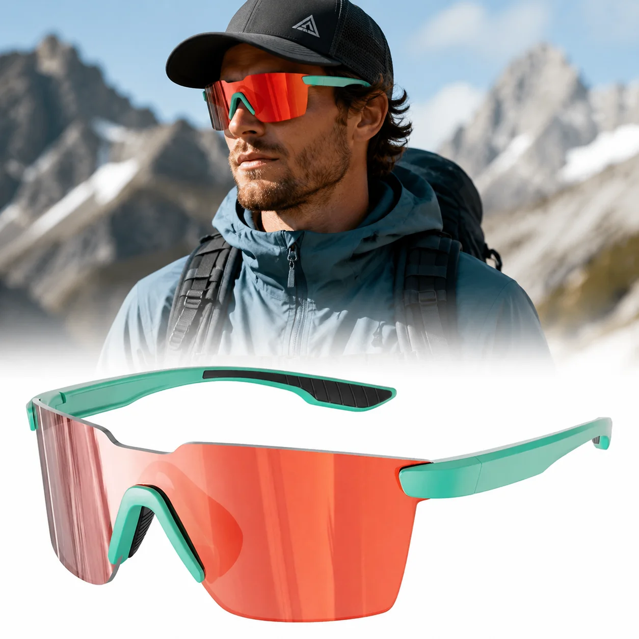 

UV400 Cycling Sunglasses Ultra Light Frameless Road Bike Glasses Windproof Sports Goggles MTB Bicycle Sunglasses Men Women