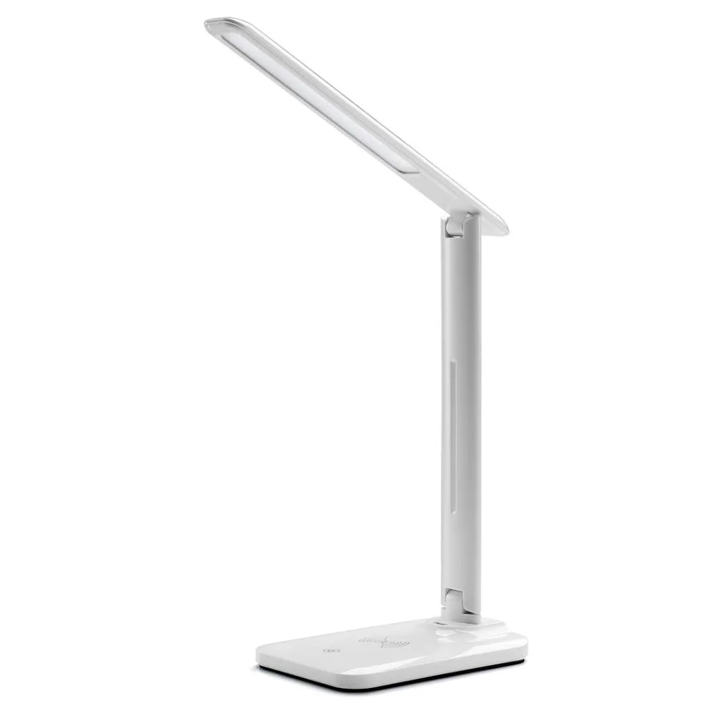 

LED Touch Control Wireless Charging Table Lamp Adjustable Dimming Foldable Reading Lamp Eye-Protection Desk Light Without