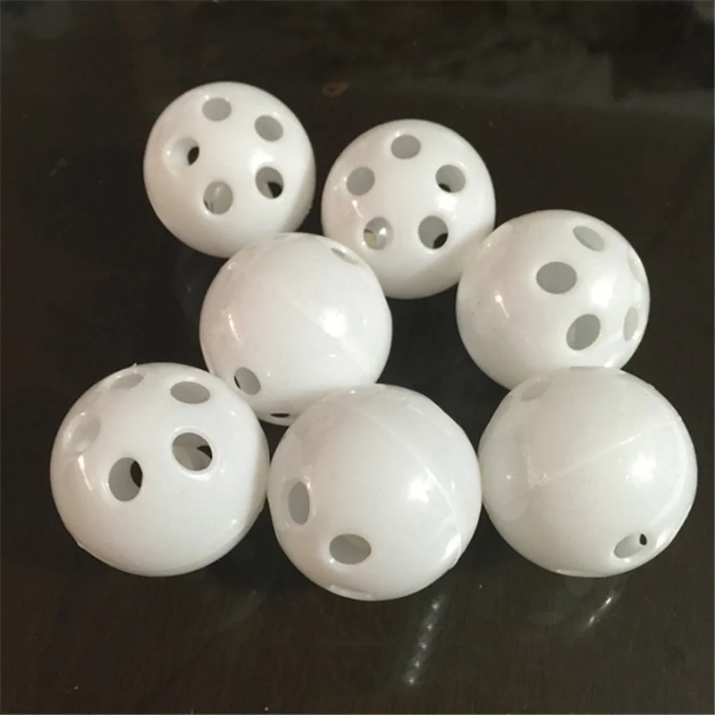 10pcs 24mm Plastic Rattle Bell Balls Squeaker Baby Toys DIY Rattle Beads Noise Maker Baby Nursing Bracelets Necklace Kids Goods