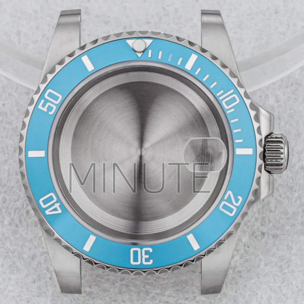 

40mm GMT SUB Bezel Case 316L Stainless Steel Case 28.5mm Dial Sapphire Crystal Watch Parts Fit for NH35/NH36/NH38/NH34 Movements