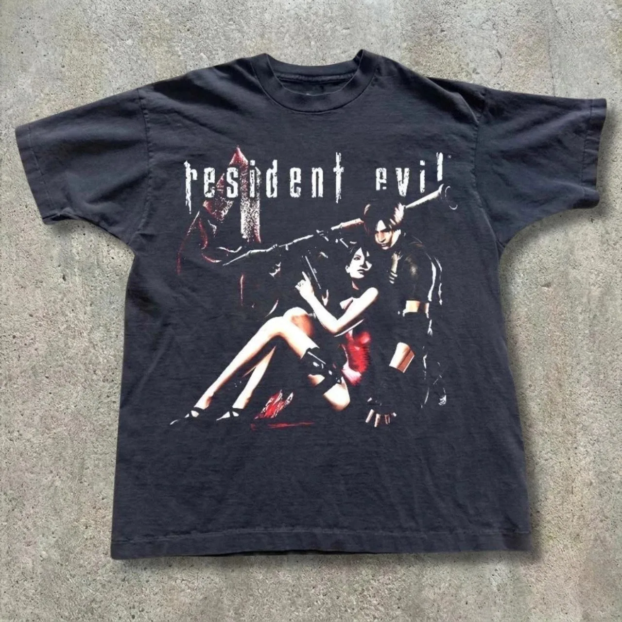 Resident Evil Horror Gaming Videospiel-Charakter Grafik T-Shirt Baumwolle Herren Damen Streetwear T-Shirt – Detail 3