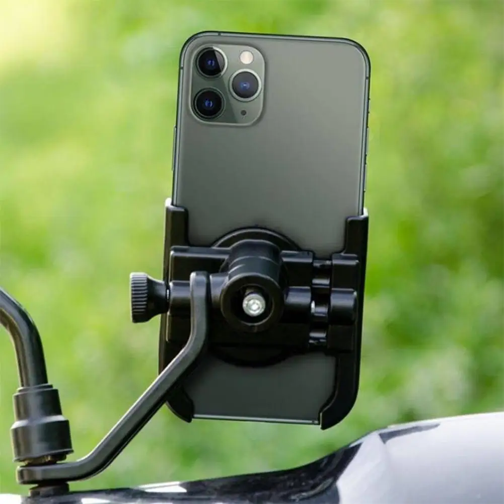 Aluminum Alloy Bicycle Phone Holder Electric Vehicle Navigation Holder Dedicated Motorcycle Rider Holder