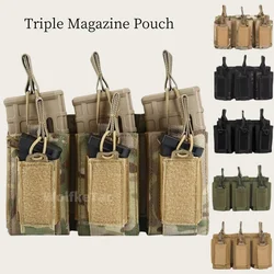 Outdoor sport Hunting Triple/Single Package Molle system accessory M4 M14 M16 AK AR GL universal magazine