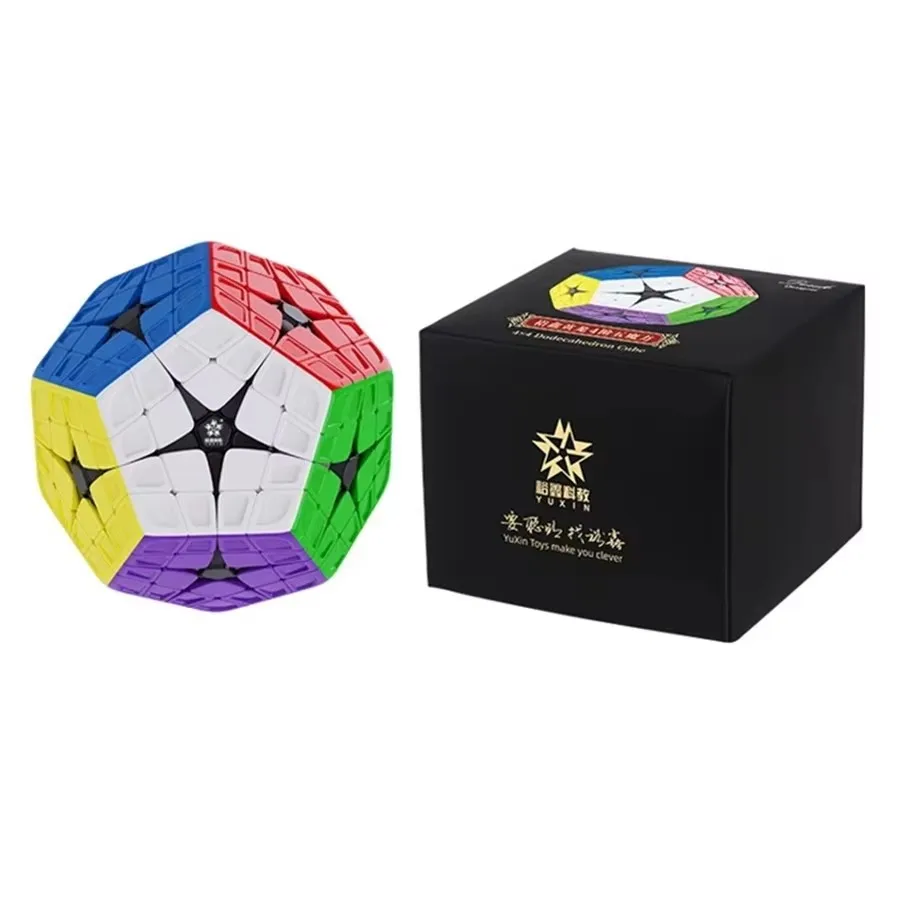 

YuXin Megaminx HuangLong Magic Cube головоломка Cubo Magico 4x4 5x5 6x6 7x7 Megaminxeds Dodecahedron Cube развивающие игрушки