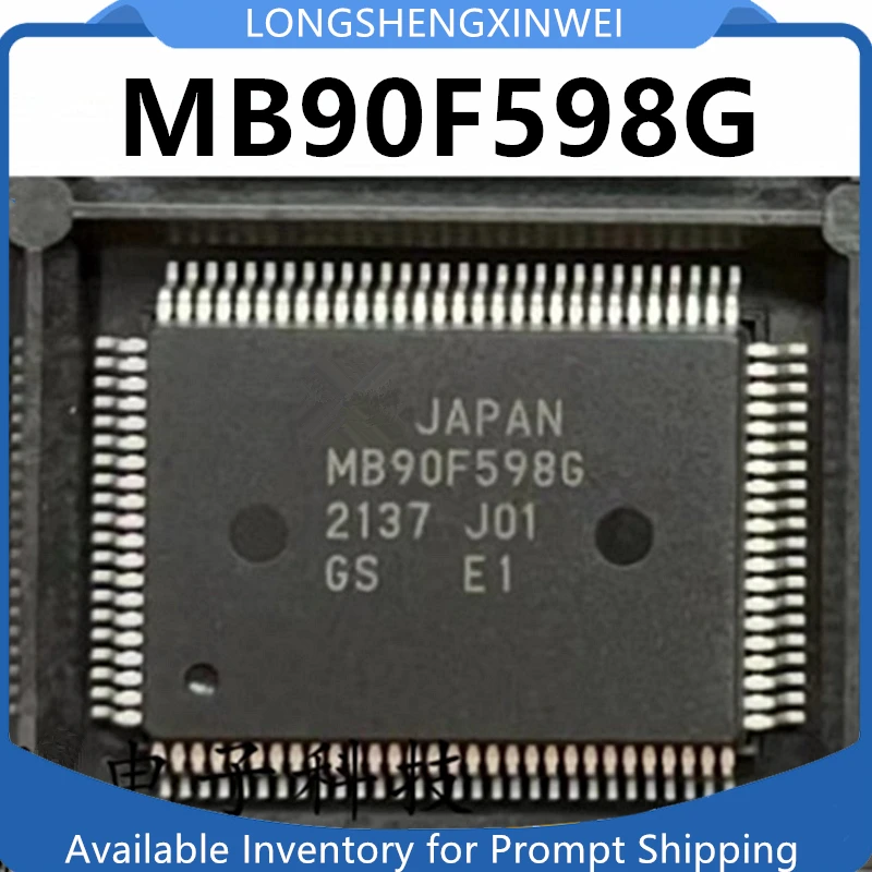 1 peça novo pacote original mb90f598g mb90f598gpf: chip microcontrolador QFP-100