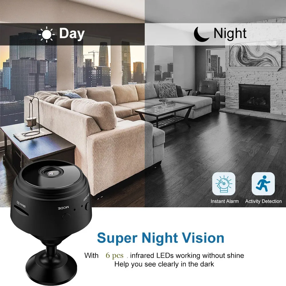 Mini Camera Wireless Night Security Protection A9 Camcorders Video Surveillance Business Smart Home For Android iOS IP Camera