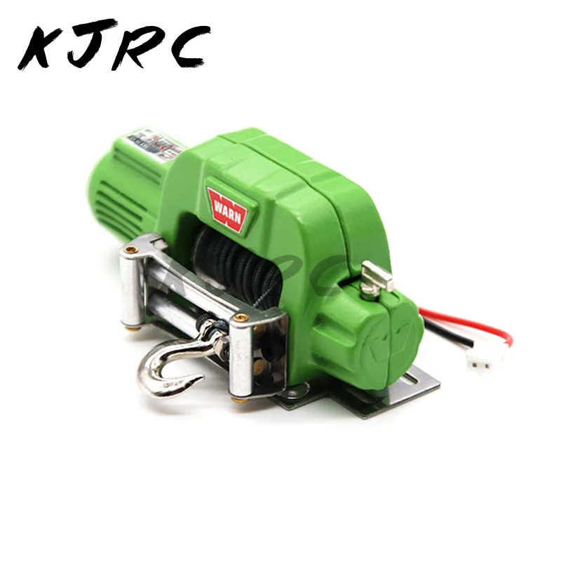 Metalowe kabestan elektryczny 1/10 Rc bezprzewodowe sterowanie samochodem dla zabawka samochód TRX-TRX4 TRX6 TRX-4 SCX10 II 90046 TF2 CC01 D90 części