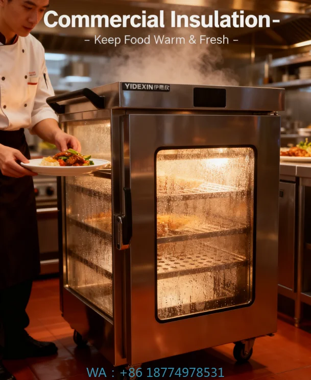 

Для отелей, ресторанов, энергоэффективная электрическая грелка, изолированная нержавеющая сталь, банкетная тележка для подогрева горячей еды