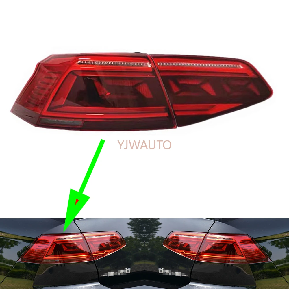 

For VW Passat Magotan 2020 2021 2022 Tail Lamp Car Taillight Assembly Auto Rear Lamp Brake Light Turn Signal Fog Lamp