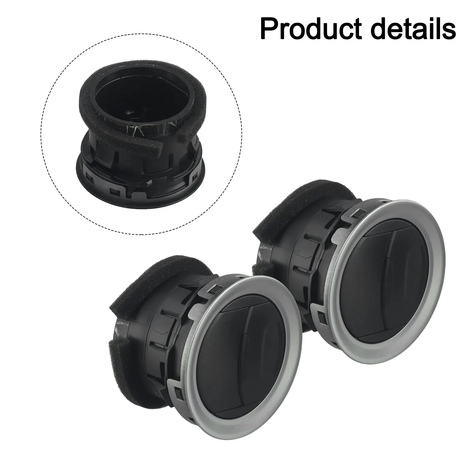 Car Interior Air Vent Diffuser Air Vent Replacement Appearance Shape Size Direct Replacement Manual Measurement