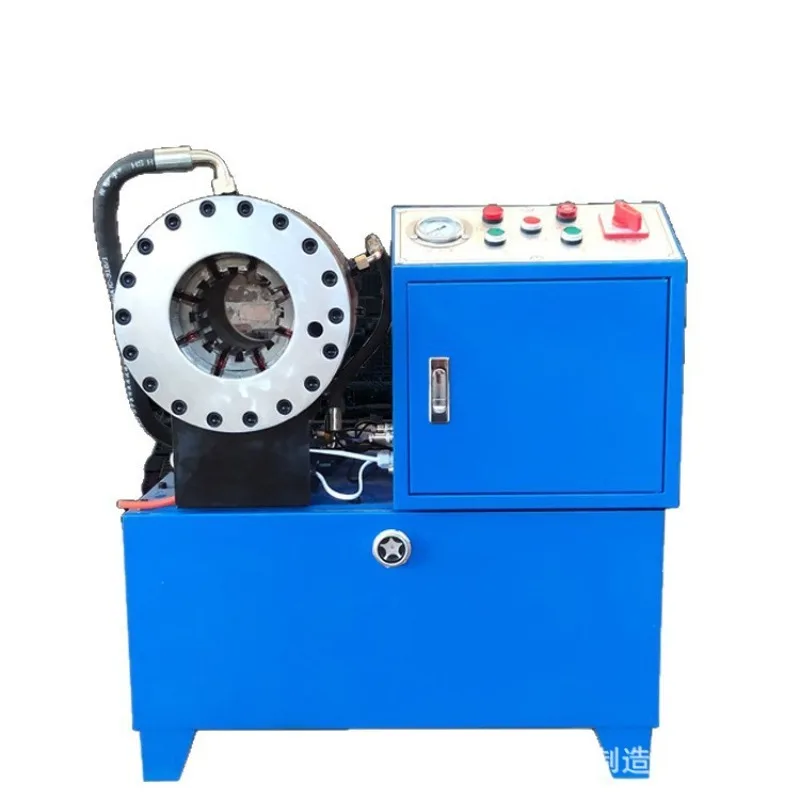

Automatic hydraulic pipe shrinking machine, electric steel pipe crimping machine construction scaffolding greenhouse pipe