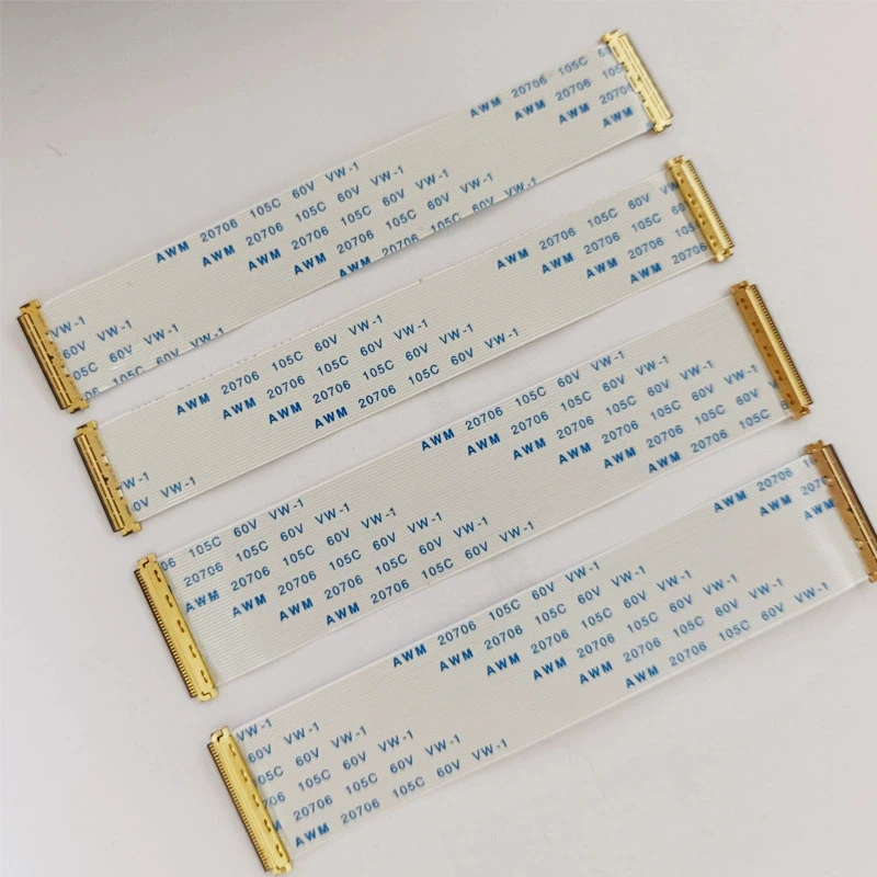 2Pcs I-PEX 0.5MM Double Head EDP Ribbon Cable AWM 20706 105C VW-1 60V 30Pin 40 Pin Forward/Reverse Direction