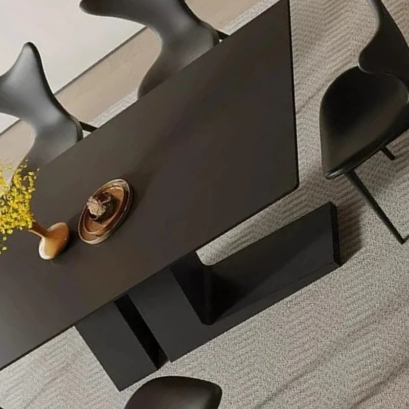 

Dinning Tables Sets Sedentary Table Elegant Dining Multifunction Home Furniture Luxury Extendable Mesa Plegable Cafe Rectangular