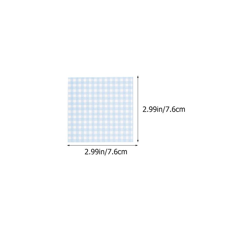 小さなメモパッド グリッドメモ帳 毎日の使用に便利な書き込み用紙 メッセージ記録パッド 学生の必需品
