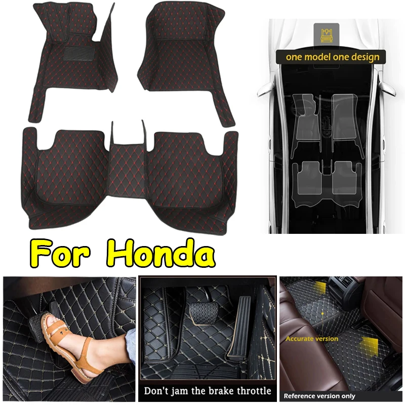 

WYM Custom Car Floor Mats For Honda E:NS1 E:NP1 ZRV HRV Auto Carpets Foot Coche Accessories