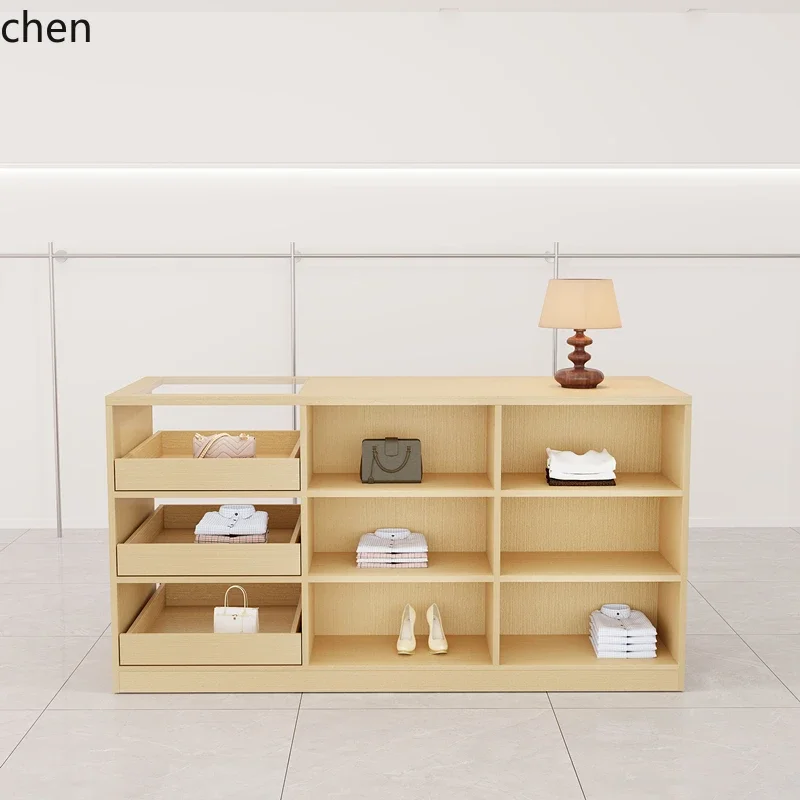ZML clothing store Nakajima cabinet counter with glass ornaments jewelry display case display stand