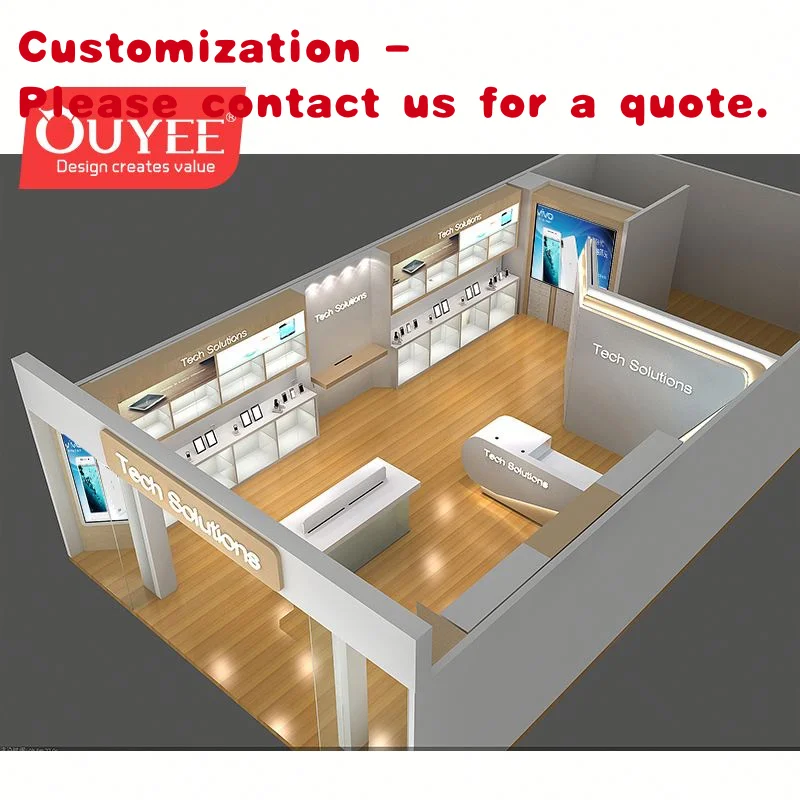 custom.Chain Store Electronics Showroom Mobile Phone Shop Interior Design