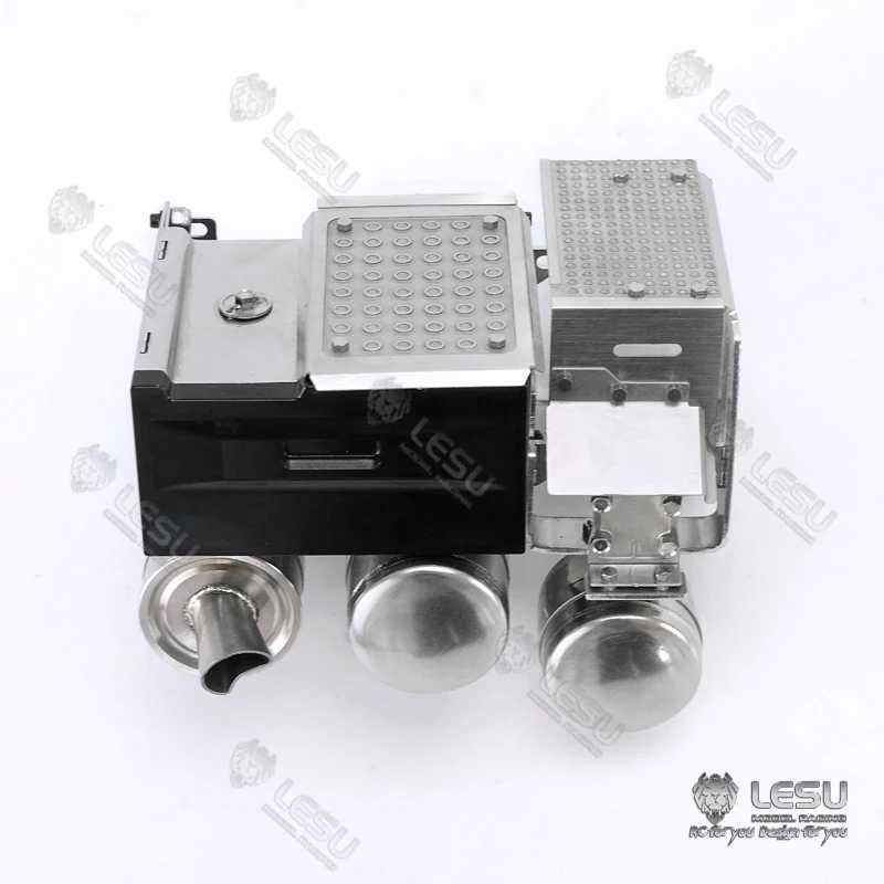 

LESU 1/14 Urea Tank Battery Box Exhaust Tank Compatible With FH16 DIY Tractor Truck RC Car Model Parts TH15252