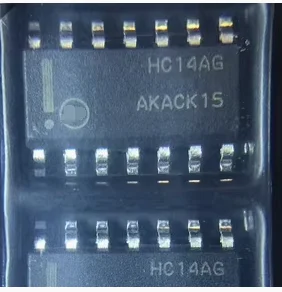 (10pcs) original MC74HC14ADR2G code HC14AG gate and inverter chip SOP14