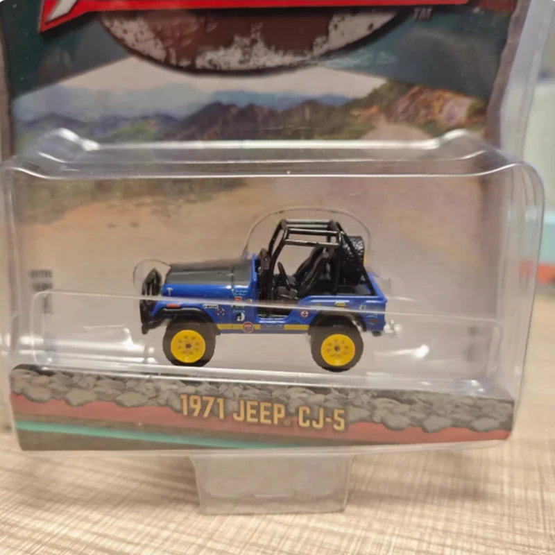 Greenlight 1/64 Scale All-Terrain Series 16-1971 Jeep‘s CJ-5 Alloy Car Model Boy Gift Toys
