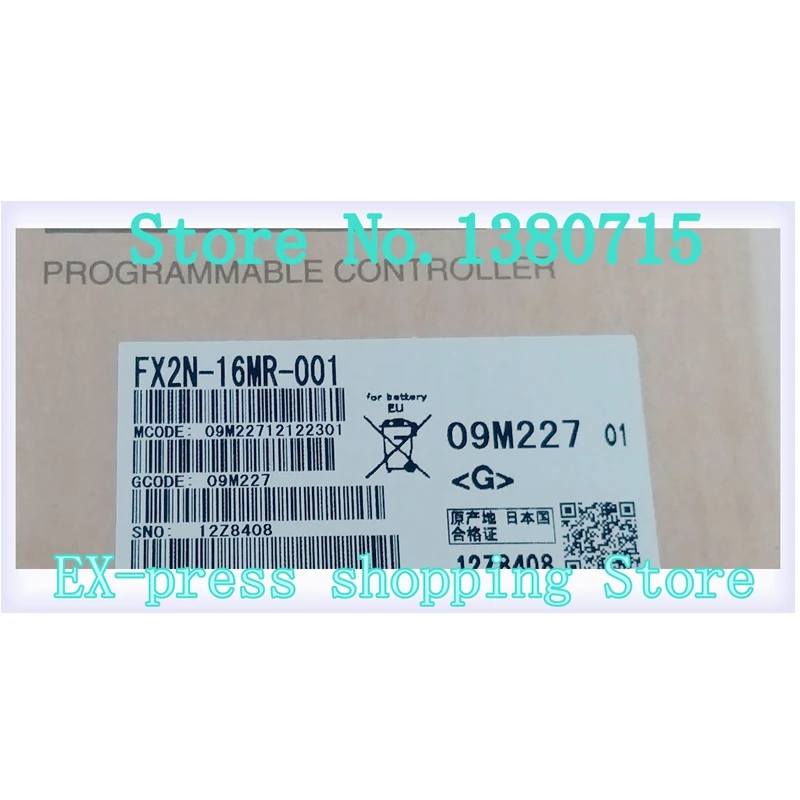 Unit Utama PLC FX2N-16MR-001 Baru DI 8 DO 8 Relay AC 220V