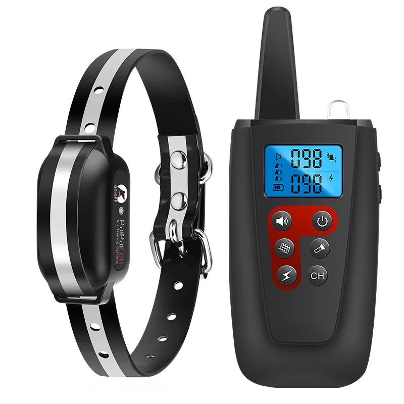 

Dog Care Waterproof Adjustable Anti Bark Collar For Dogs Electronic Bark Control Remote Dog Training Shock Collar