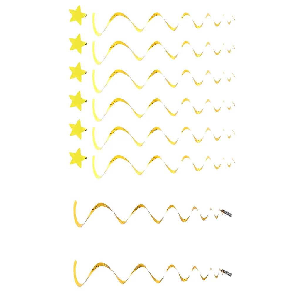 

24 Pcs Pentagram Pendant Star Party Whirls Hanging Swirl Decorations Ceiling Birthday Streamers Window DIY Festive