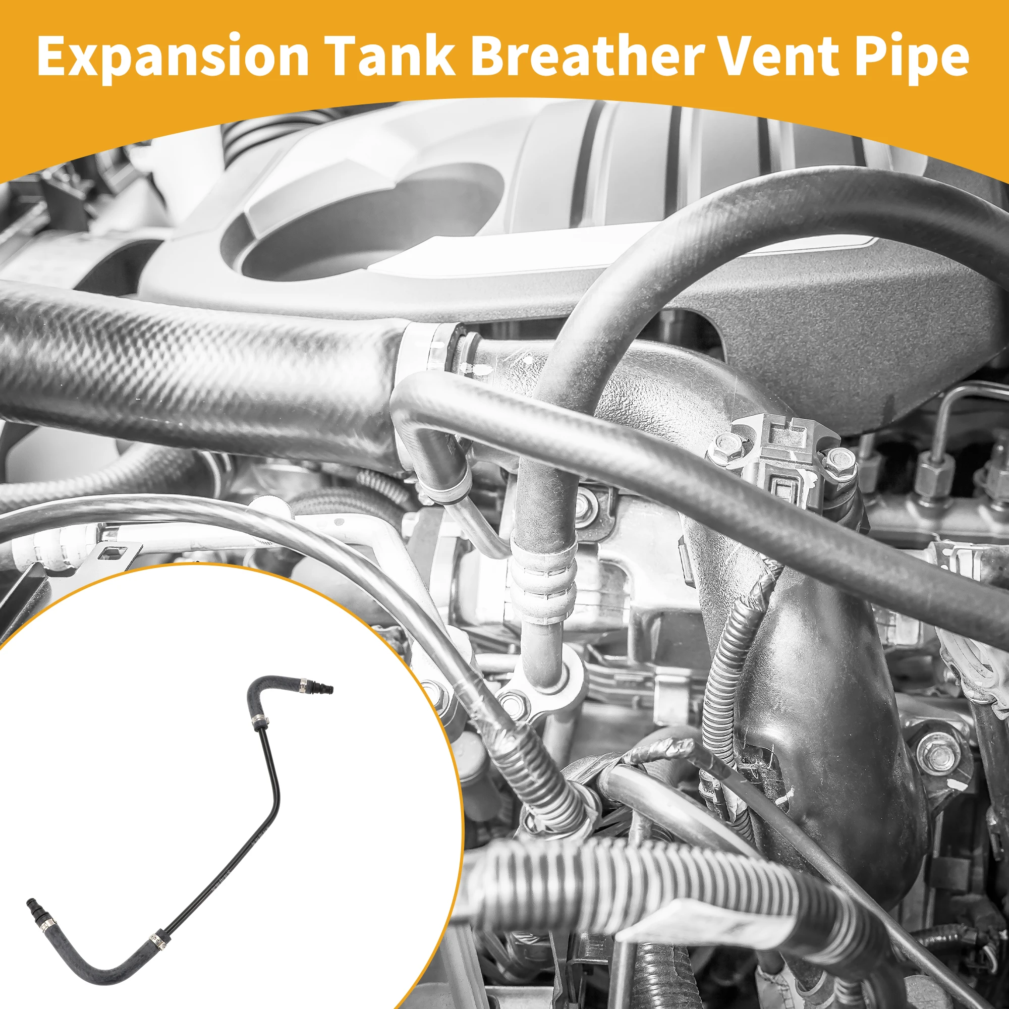 

UXCELL Expansion Tank Breather Vent Pipe for Mercedes Benz C-class W204 2007-2014