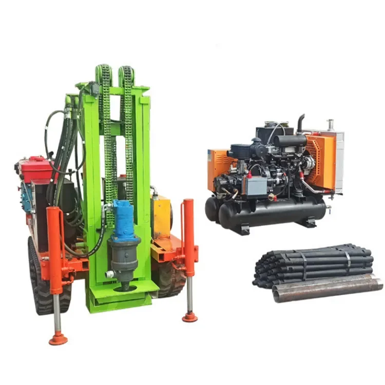 Crawler pneumatic DTH drill rigs tunnel boring machine open-pit mine drilling rigs blast hole drilling rigs