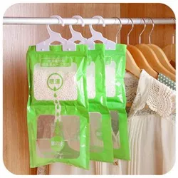 Portable Hanging Wardrobe Dehumidizer Home Moisture Bag Anti-Mold Desiccant Bags Closet Hygroscopic Bag Hanger Drying Agent