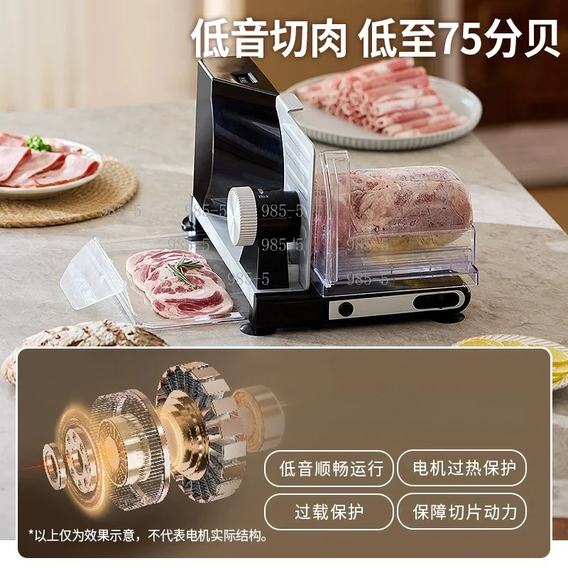 Stainless Steel Food Processor for Mincing & Slicing, Heavy‑Duty Electric Meat Grinder Detachable Easy Clean Design