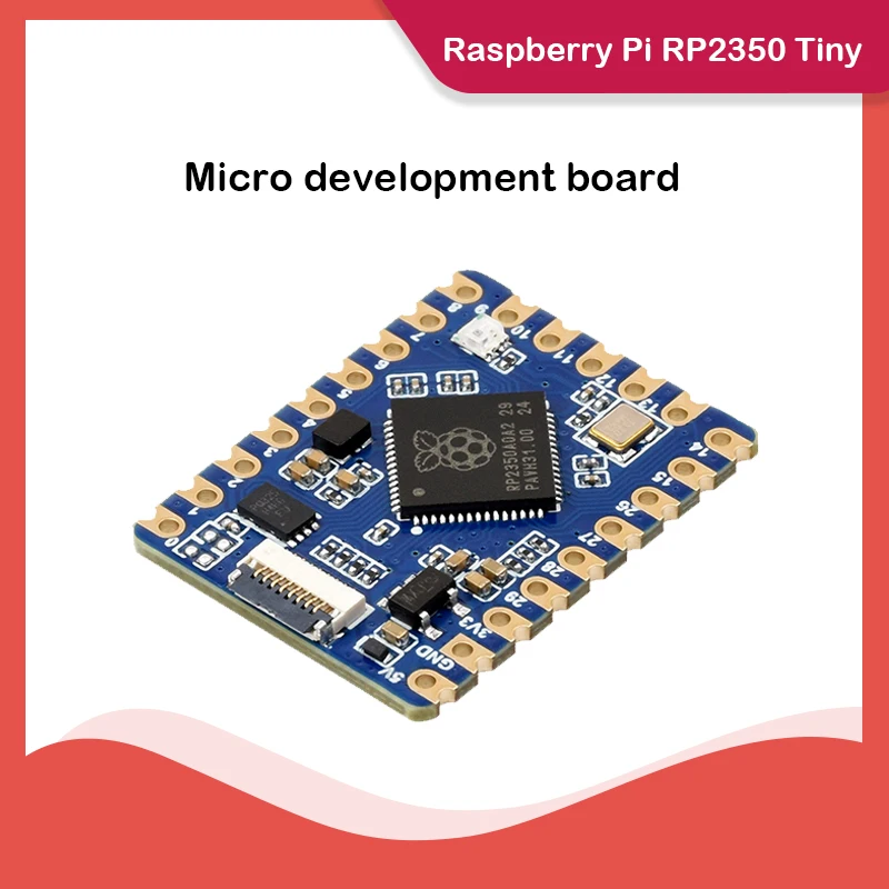 Raspberry Pi RP2350 Tiny Micro Control Development Board Dual Core Dual Architecture Processor MicroPython