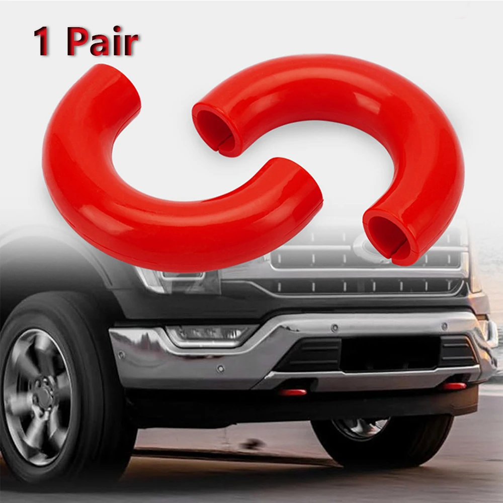 

2PCS D-Ring Towing Hook Cover Ford F150 2004-2024 Bronco Base/Big Bend/Outer Banks 2021-2024 Tow Hitch Hook Covers Car Accessory