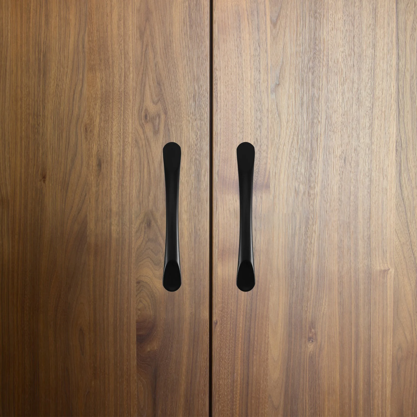 

Durable Modern Black Zinc Alloy Handle for Cabinets Drawers Wardrobes Easy Install Hardware Kitchen Cupboard Handles