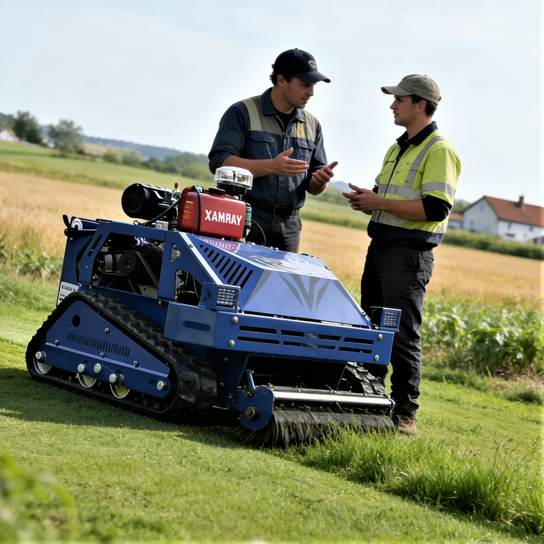

Customized mountain and plain all-terrain zero-rotation intelligent remote-controlled garden flail mower