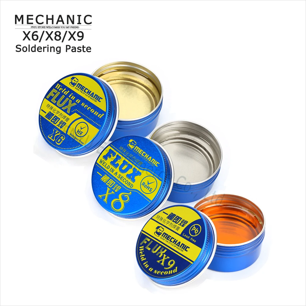 ช่าง Rosin Flux Solder Flux Paste BGA Soldering Paste Flux X6 X8 X9สำหรับไฟฟ้าน้ำมันเหล็กเชื่อมประสาน