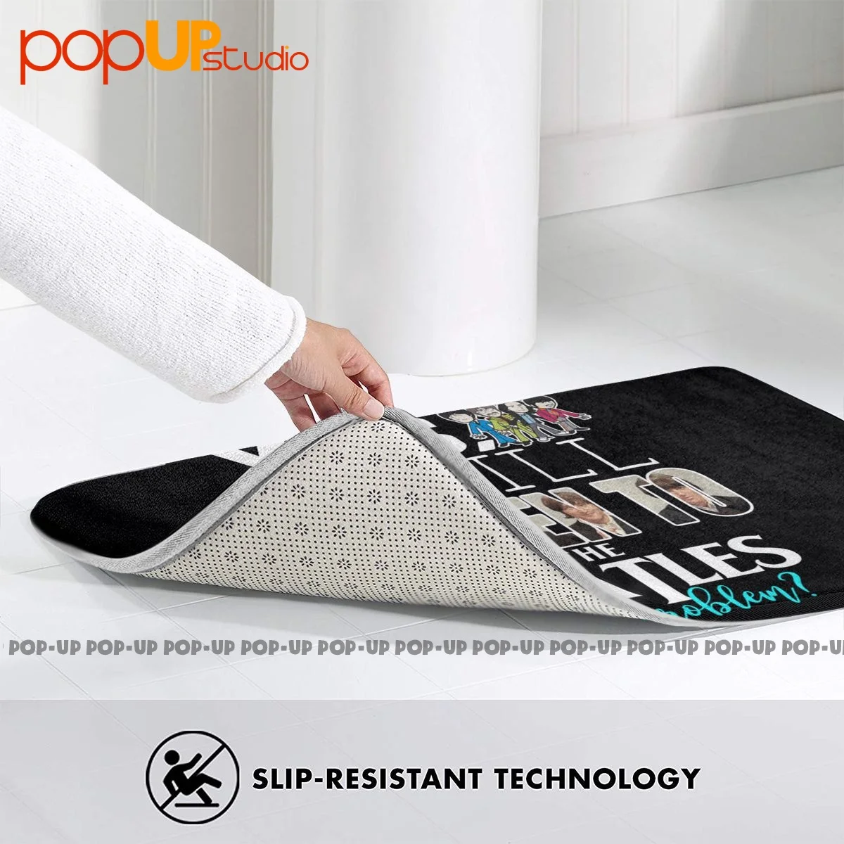 نعم ما زلت استمع إلى البيتلز حصلت على مشكلة حصيرة البساط السجاد لينة شعبية حمام حصيرة المطبخ حصيرة ضوء الفاخرة #4