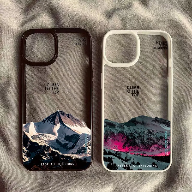 Phone Case For Samsung Galaxy A06 S24 S23 S22 Ultra S24 FE A16 A54 A35 A15 A55 A52 A34 5G S25 Mountain Landscape Sunset Cover