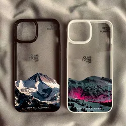 Phone Case For Samsung Galaxy S21 S23 S24 S25 Ultra S20 S25FE A16 A06 A54 A35 A15 A55 A52 A34 5G Mountain Landscape Sunset Cover