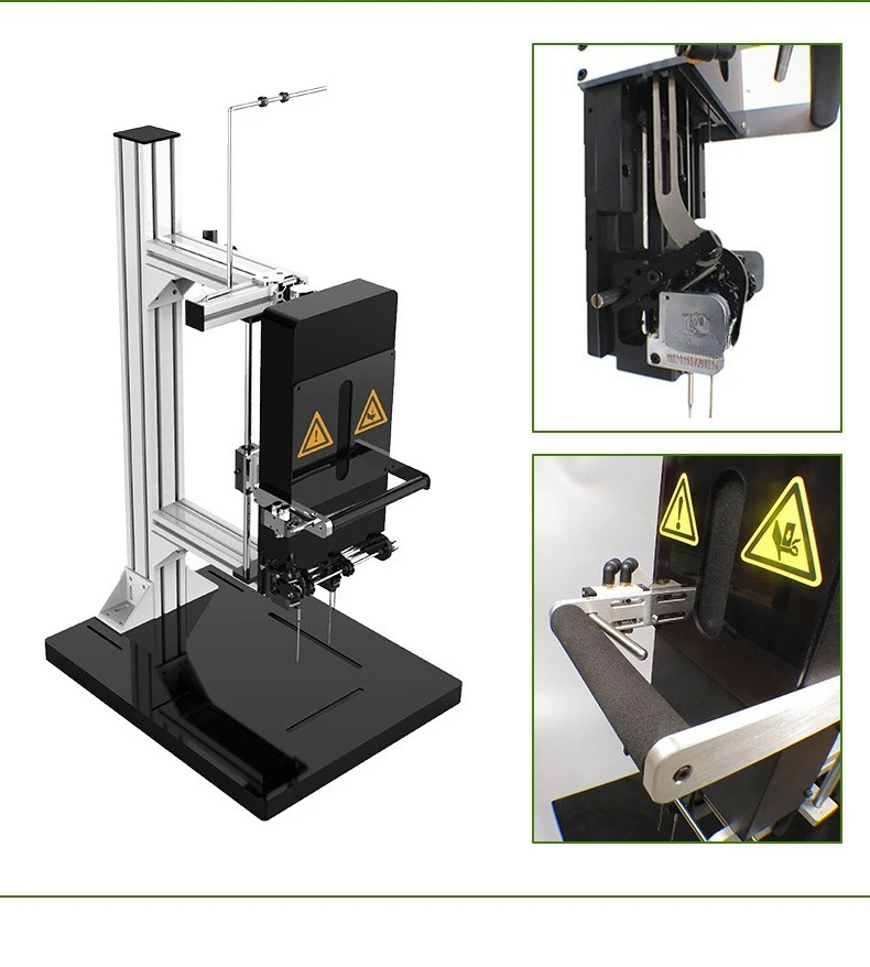 Automatic elastic glue needle machine pneumatic card binding machine