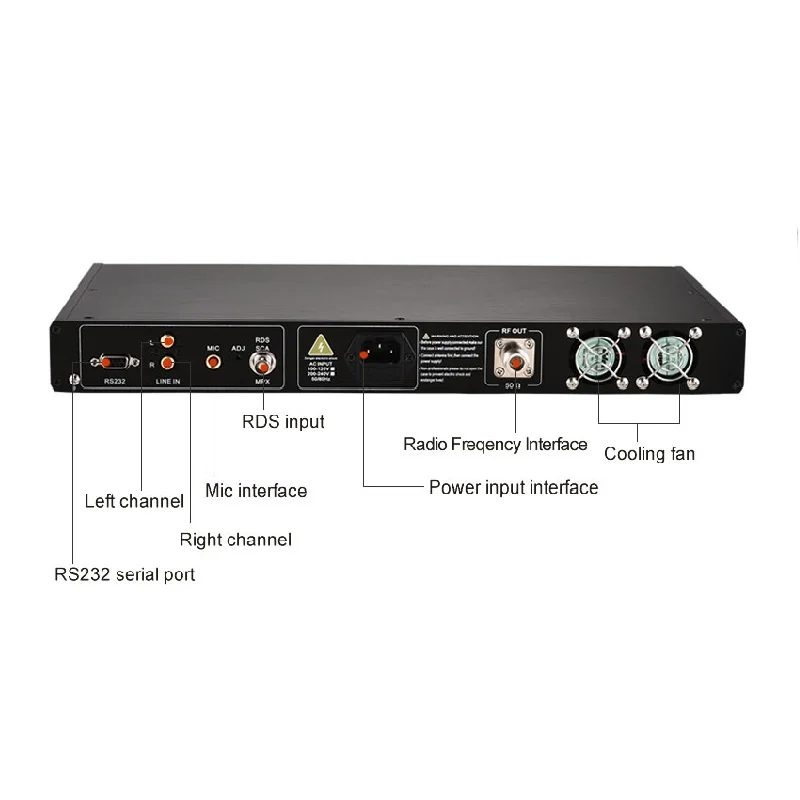 CZERF 50W CZE-T501 Transmissor FM 50W CZERF para Estação de Rádio Transmissor FM rádio