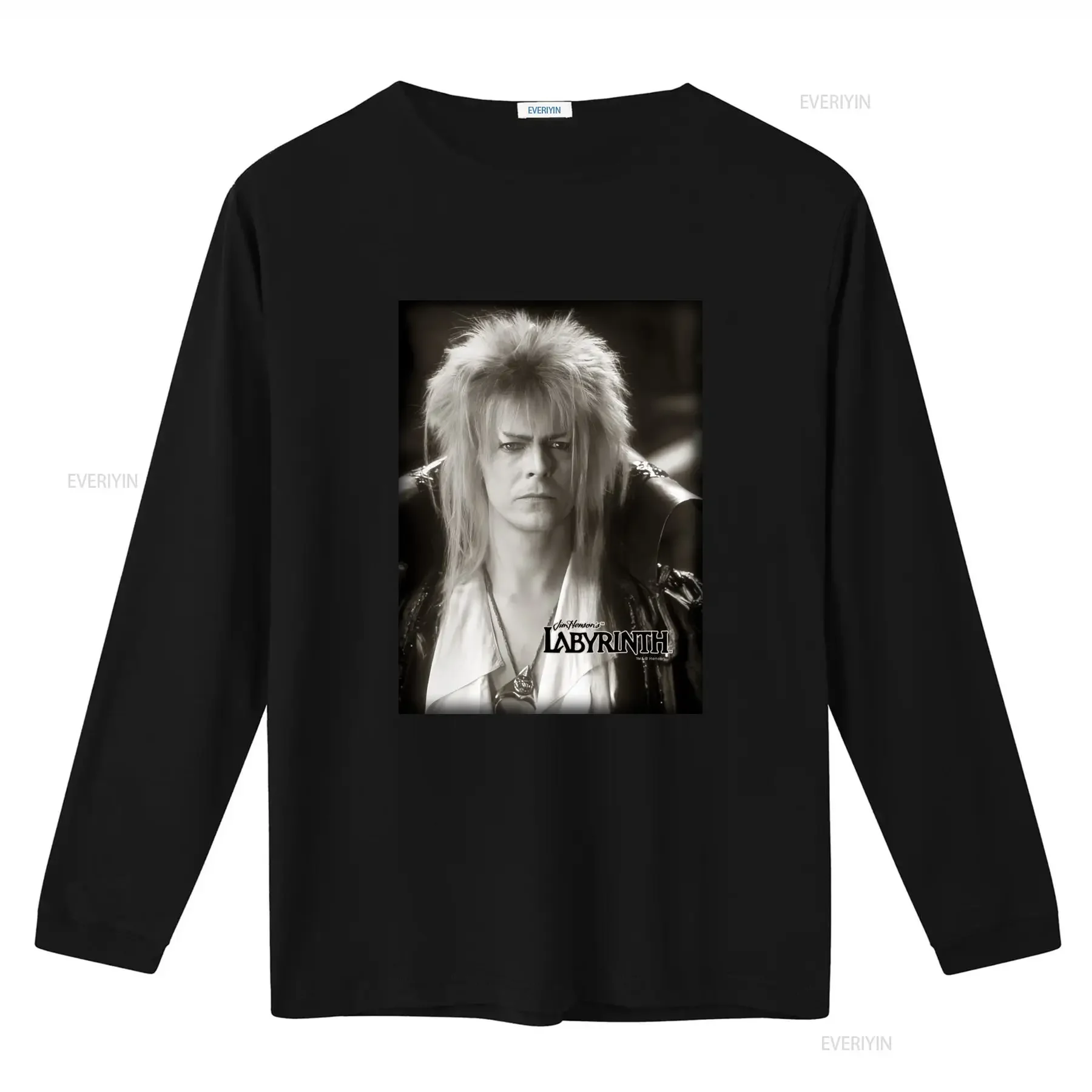 Jareth Labyrinth Black T Shirt Size Small Fantasy Movie Inspired Print High Quality Cotton Perfect for Fans vintage Washed Soft